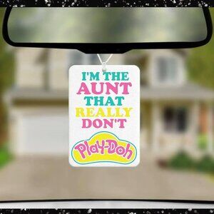 That Aunt Unscented Hanging Car Air Freshener Freshie